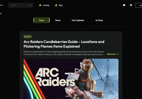 Gaming Keys & Console Top-Up Marketplace