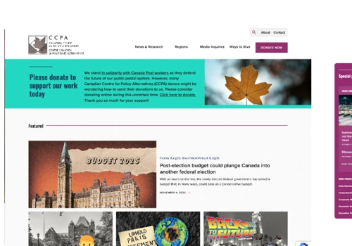 Website Redesign for a Policy Research Institute