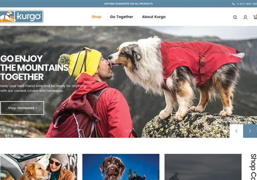 Kurgo: eCommerce Site Design and Development