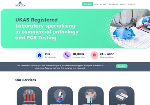 Web Design & Development for Healthcare Industry