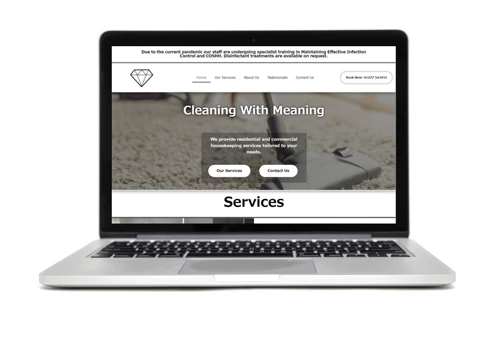 Cleaning Company Website Design by Louis Websdale