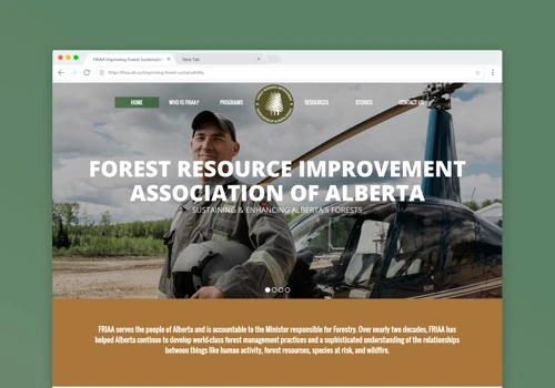 FRIAA Website Redesign