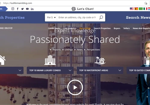 Ranked this Real Estate website among Top search results.
