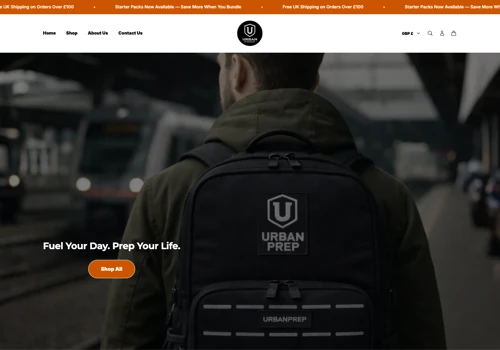 Urban Prep: Shopify Ecommerce Storefront Experienc