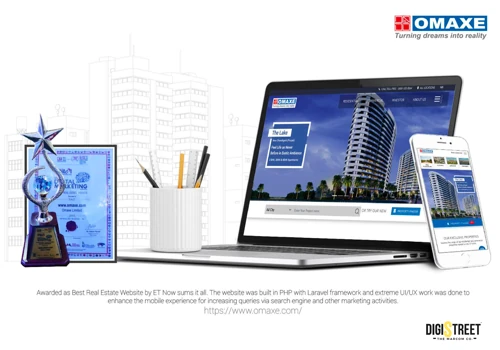 Best Real Estate Website Designed - Omaxe
