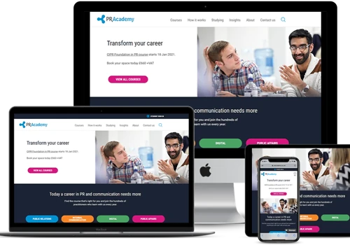 WordPress Website for PR Academy