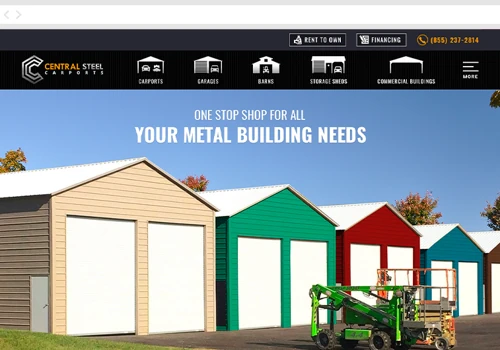 Central Steel Carport