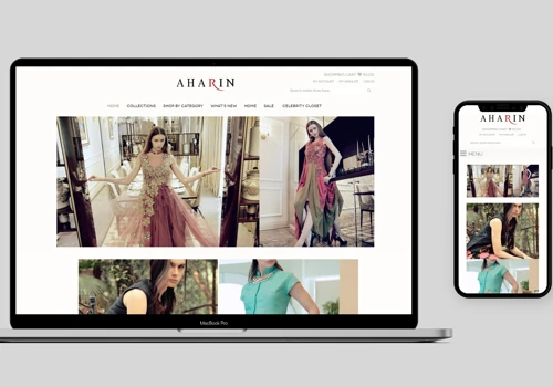 Website Design for a Designer Brand in Delhi