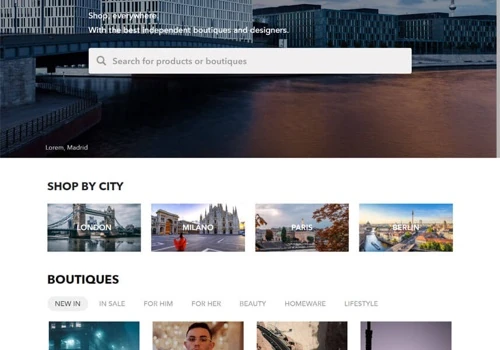 Peemz custom e-commerce website