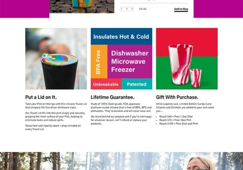 Silipint's new Woocommerce website