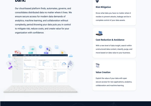 Web redesign and brand refresh for a SAAS company