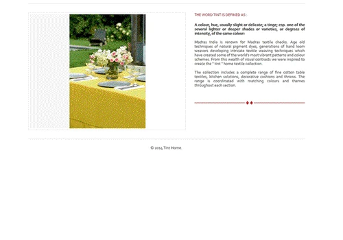 Tint Home Website