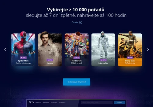 O2 TV - Product page