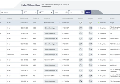 Healthcare Platform for Radiologists