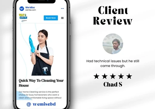 Client's Testimonials- Web Design-Cleaning Niche