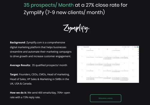 Zymplify - lead generation