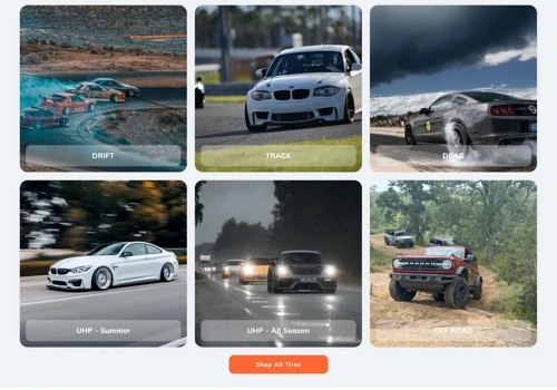 Built Shopify Site for Tire Ecom Company