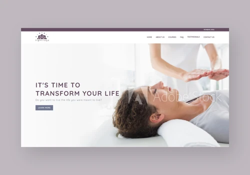 Web Design for a Reiki Company