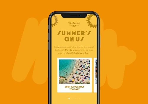 An online game to recruit new users