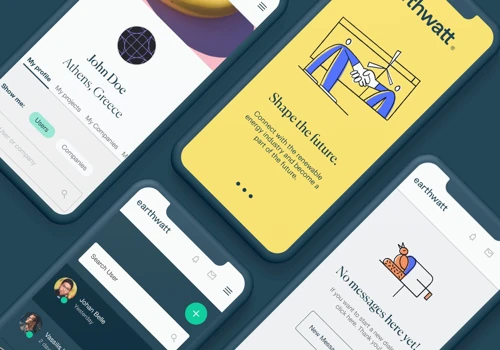 Earthwatt: Branding, Ui&Ux design