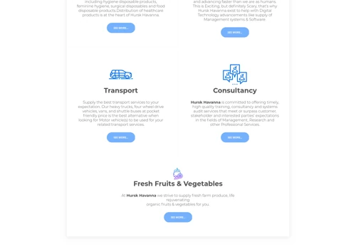 Corporate Website HurskHavana