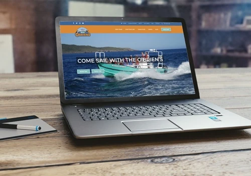 Web Design & Development - O'Brien's Boat Tours