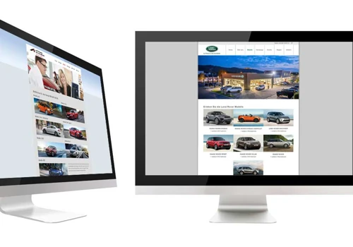 Website Landrover Coburg