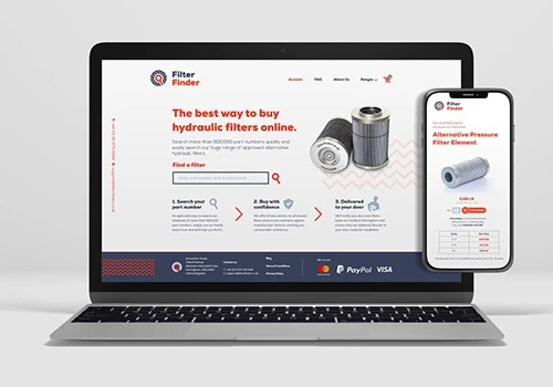 Filter Finder Website Re-design