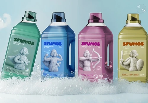 Spumos | Liquid Detergent Branding and Packaging