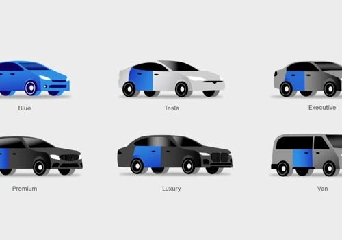 Blue | Ride-Hailing App Branding & Visual Identity