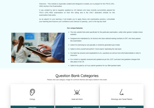 ENTMCQ - Online MCQ Examination