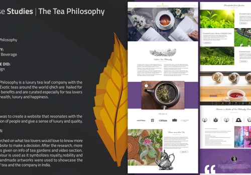 The Tea Philosophy - Website Design