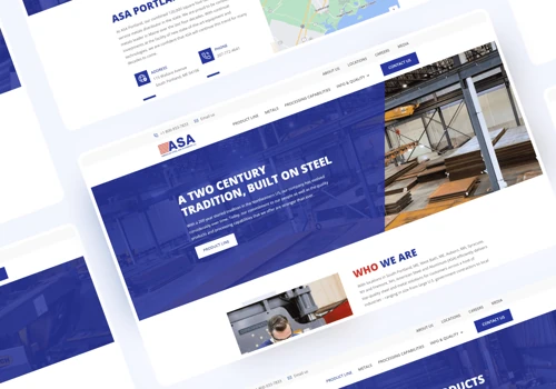 American Steel & Aluminum - Website Design & Dev