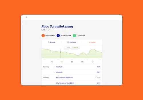 Rabobank - V2 transaction overview