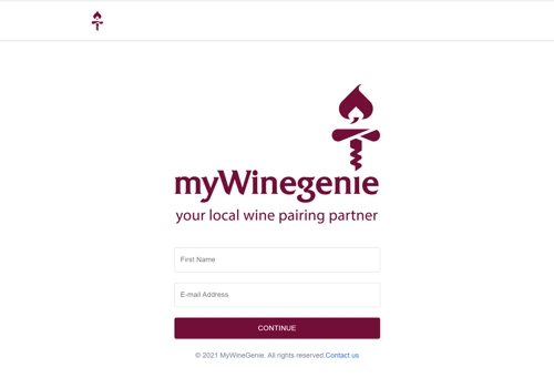 myWineGenie Product MVP Web App Development