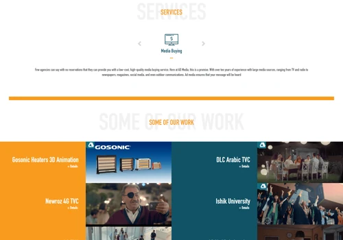 AD Media Web design