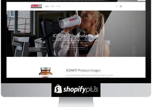 Iconfit Shopify Plus B2B wholesale store