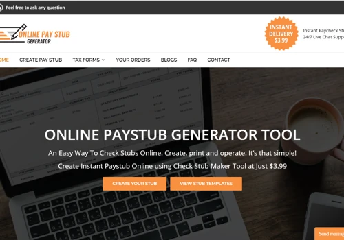 Online Paystub Generator