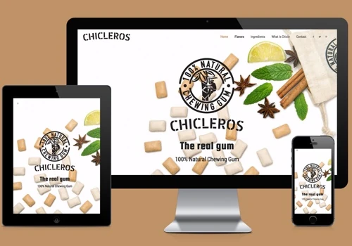 Chicleros Natural Gum Website