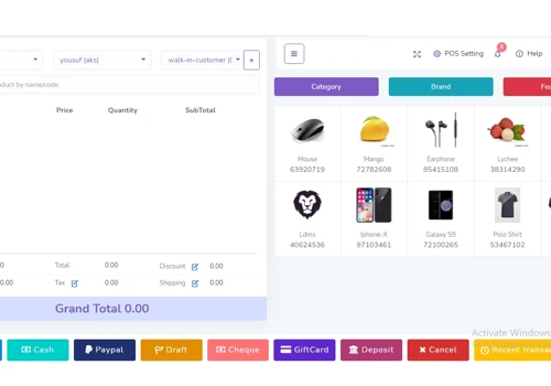 Point Of Sale System
