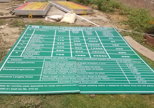 Toll gates and other signages for NHAI
