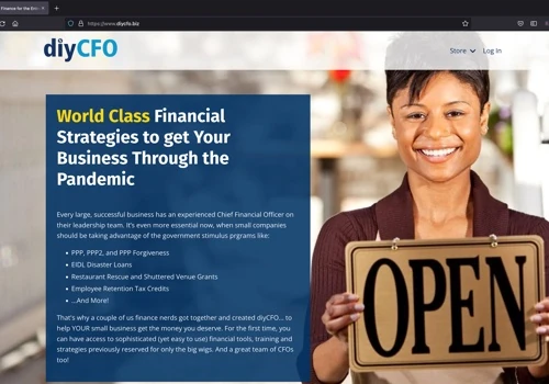diyCFO Pandemic Relief Courseware and Services