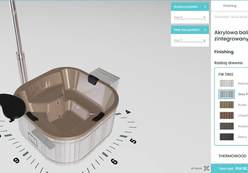 Water Balls product configurator