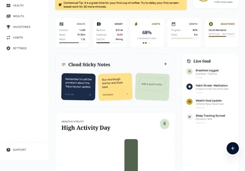 STICH AI Life Management Platform