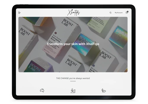 XhoiTips - E-Commerce Website Development