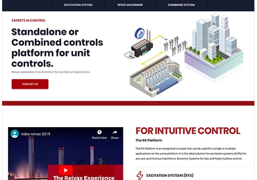REIVAX North America INC. - WEB DESIGN AND DEVELOPMENT