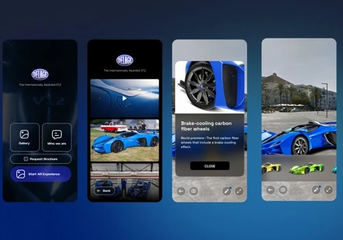 3D AR Experience for Delage Automotive