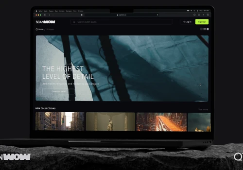 A library of high-fidelity 3D models