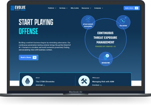 Website Redesign & Development for a Cybersecurity