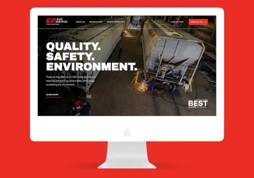 CF Rail Services Website Design & Development